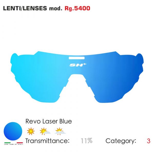 SH+ Sunglasses RG 5400 Replacement Lens - Blue