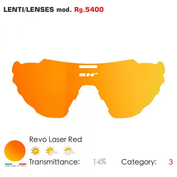SH+ Sunglasses RG 5400 Replacement Lens - Red