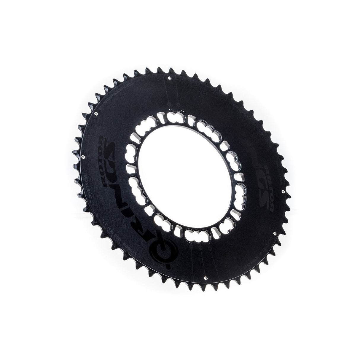 Rotor Q - Ring Aero Black Edition Outer Chainring 110bcd