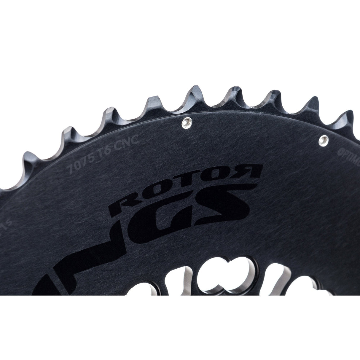 Rotor Q - Ring Aero Black Edition Outer Chainring 110bcd