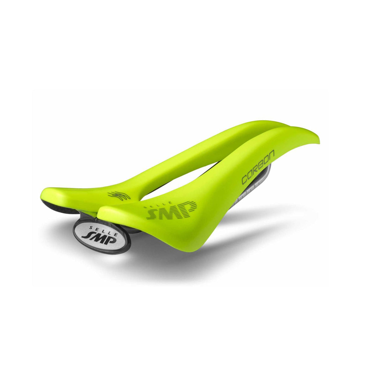 Selle SMP Carbon Saddle Yellow Fluo