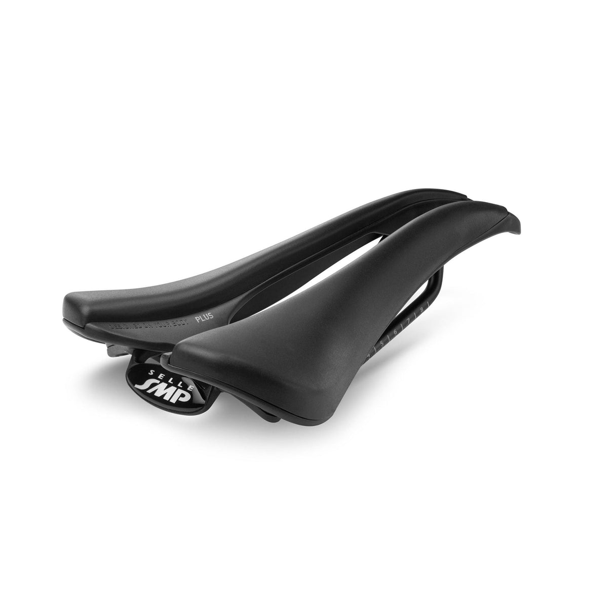 Selle SMP EVO Plus Saddle Stainless Steel Rails Black