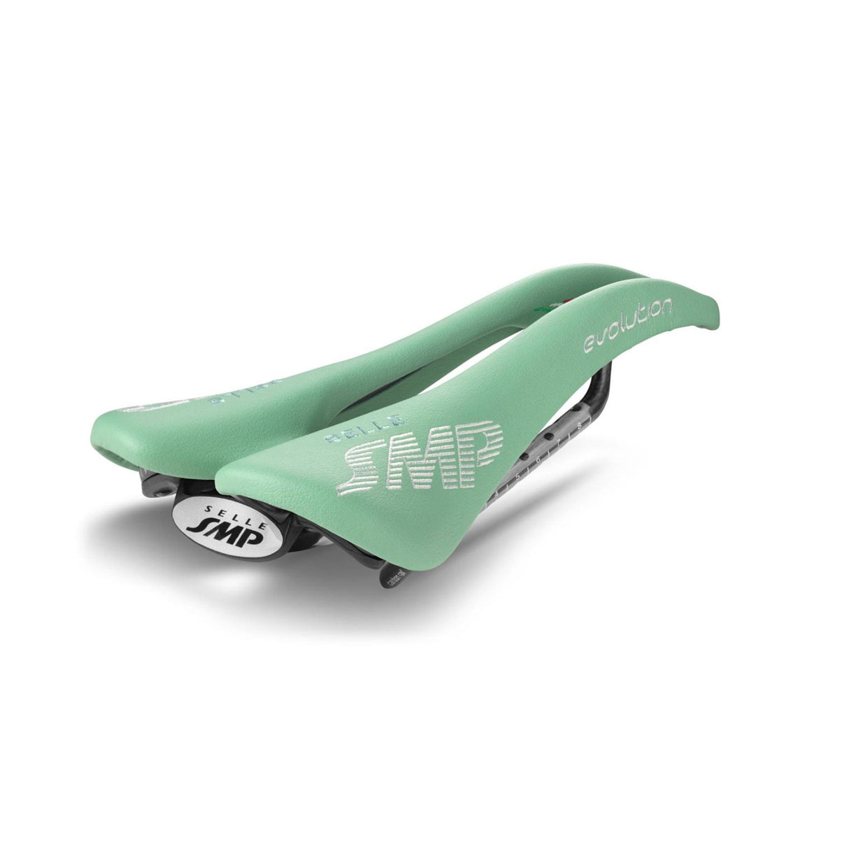 Selle SMP Evolution Carbon Rail Saddle Celeste Bianchi
