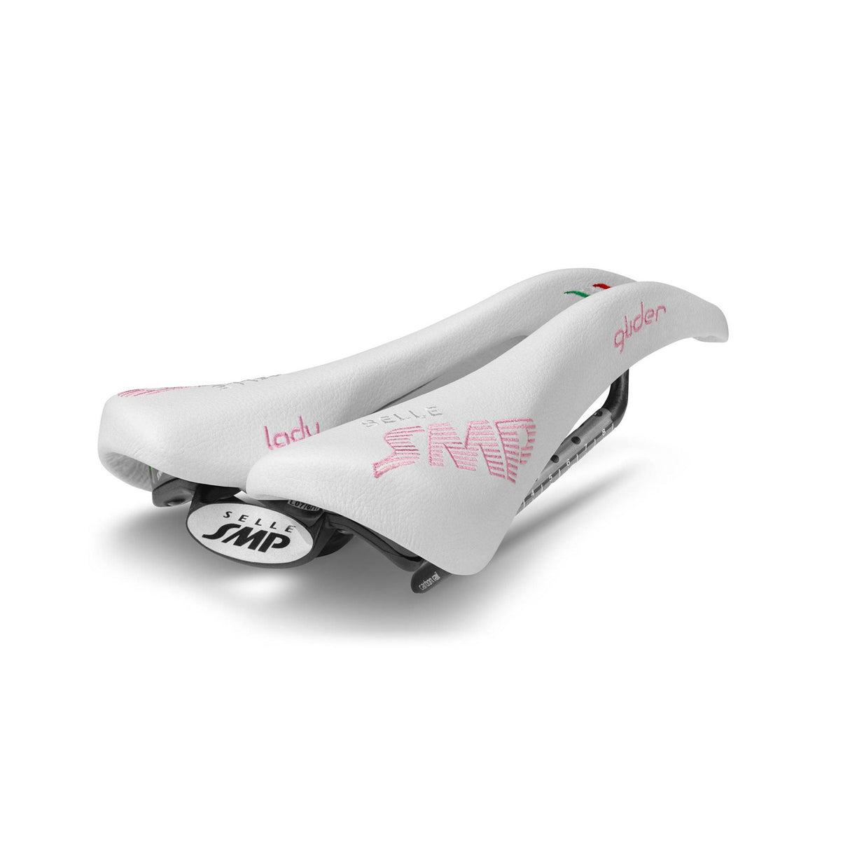 Selle SMP Glider Lady Carbon Rail Saddle White