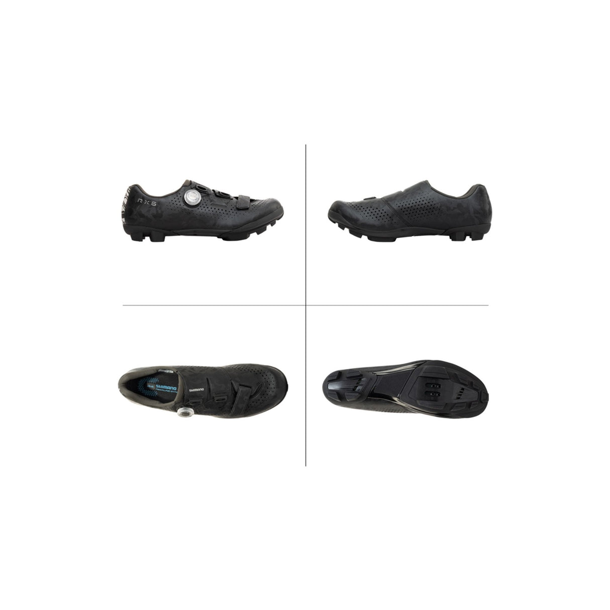 Shimano SH - RX600 Shoes - Wide Black
