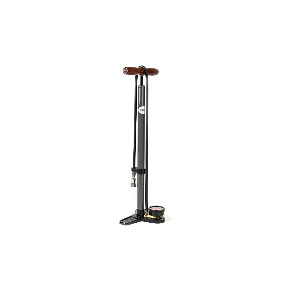 Silca Pista Plus Floor Pump Grey
