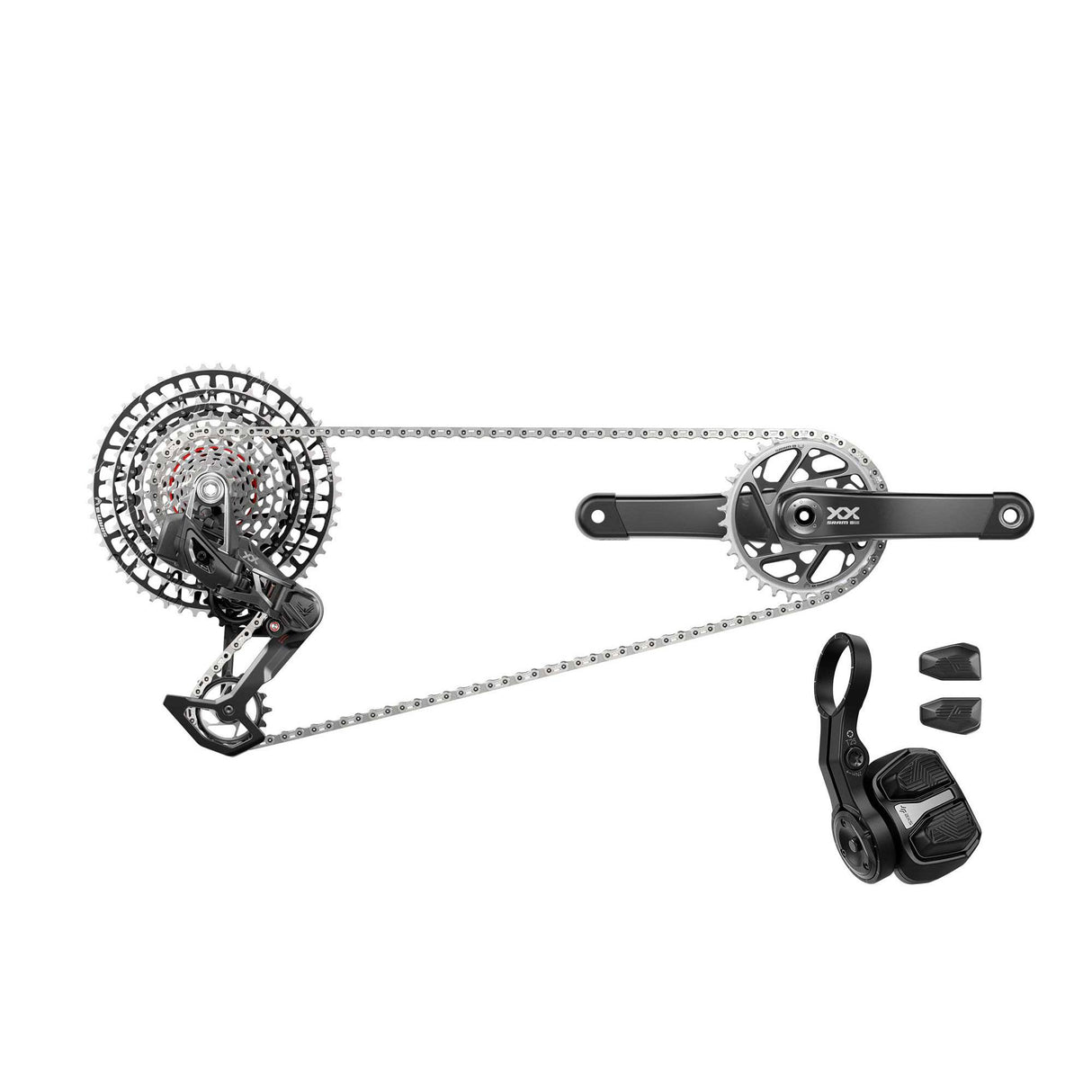 SRAM XX SL Eagle AXS T - Type Groupset No Color