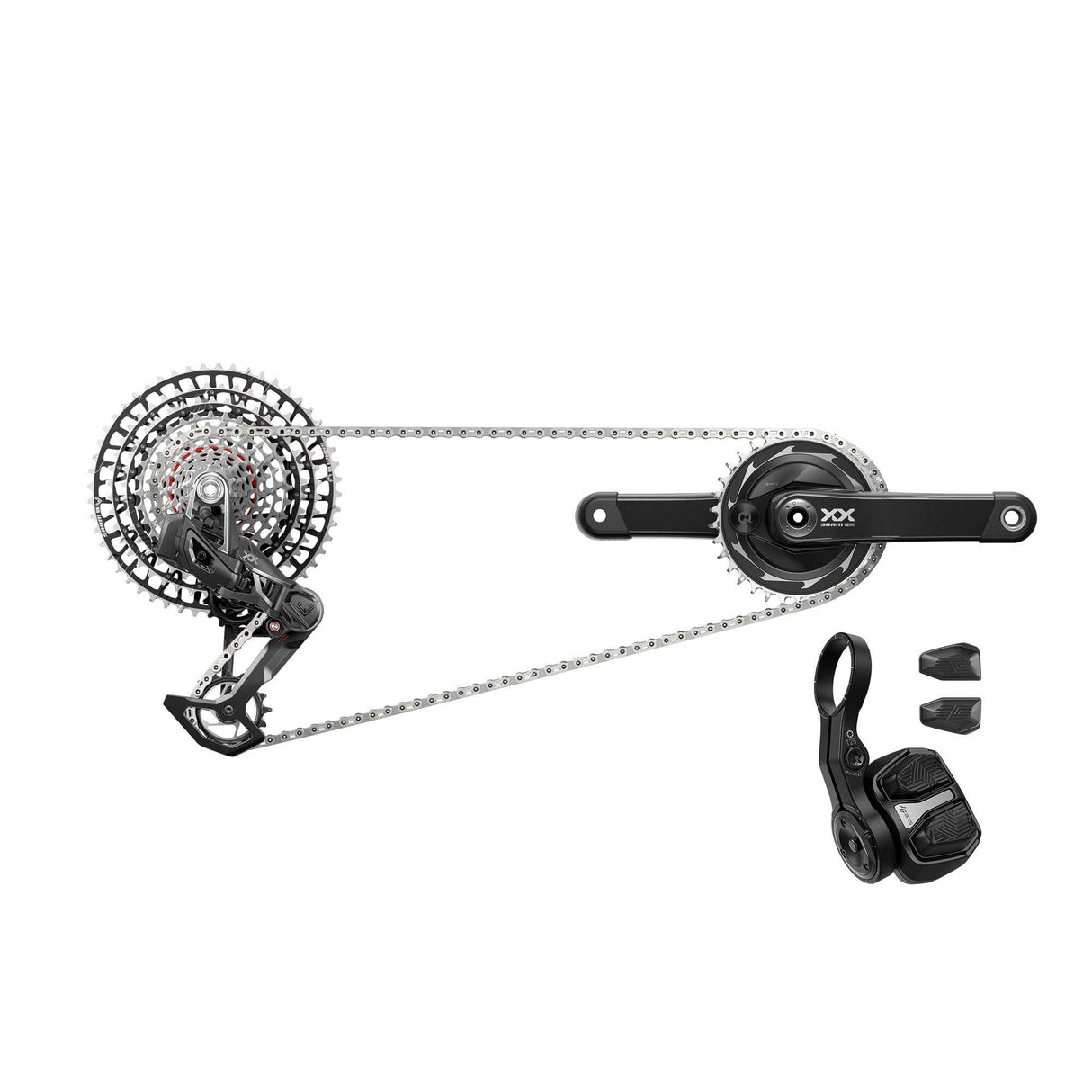 SRAM XX SL Eagle AXS T - Type Power Meter Groupset No Color