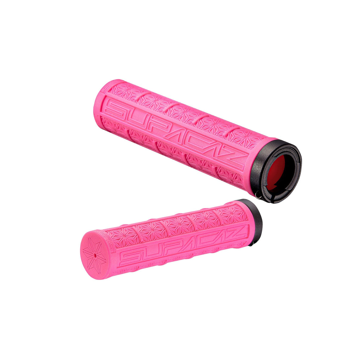 Supacaz Grizips Grips Neon Pink