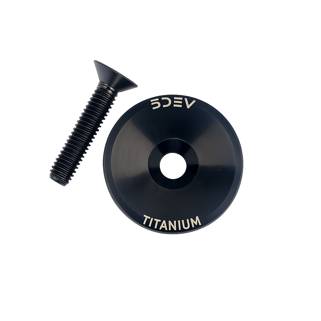 TITANIUM STEM CAP Black