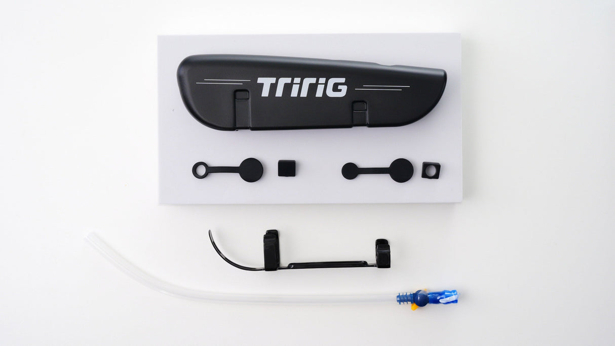 TriRig Hydra Carbon Aero Bottle Black (Complete)