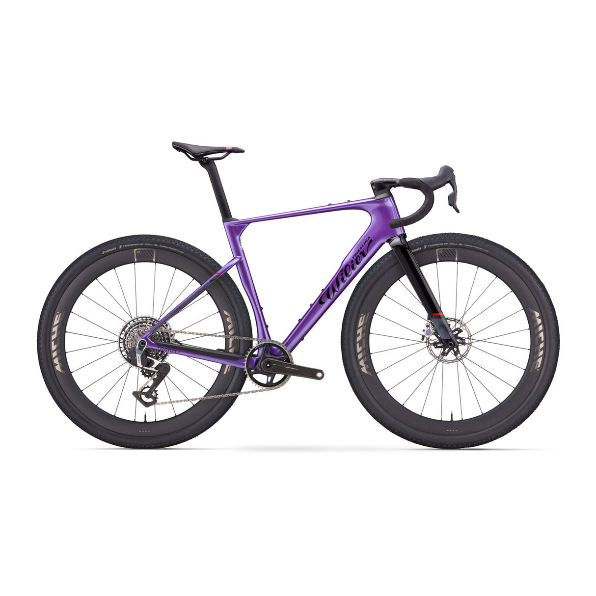Wilier Rave SLR ID2 GRX Di2 Bike Neon Purple