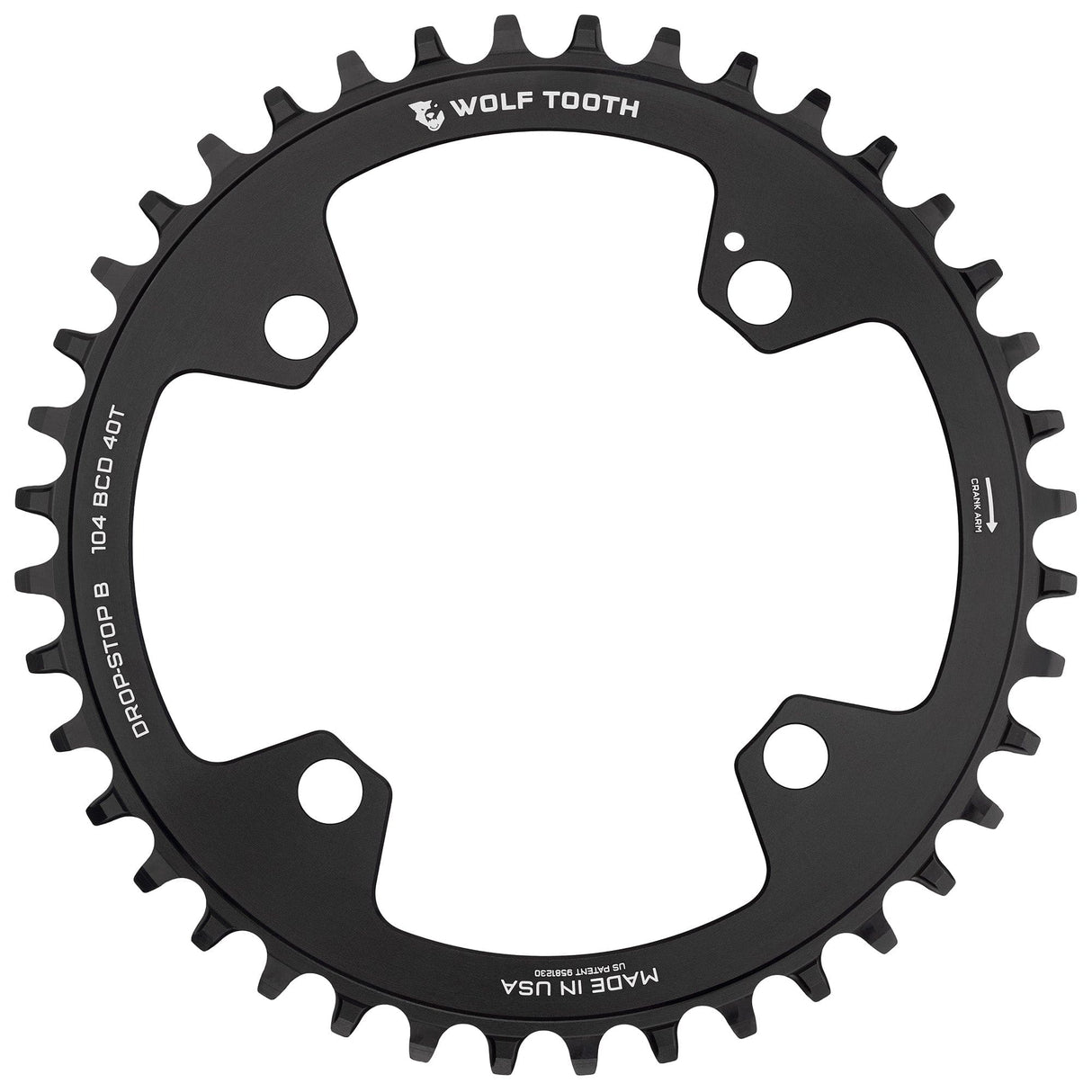 Wolf Tooth 104 BCD Chainrings Black