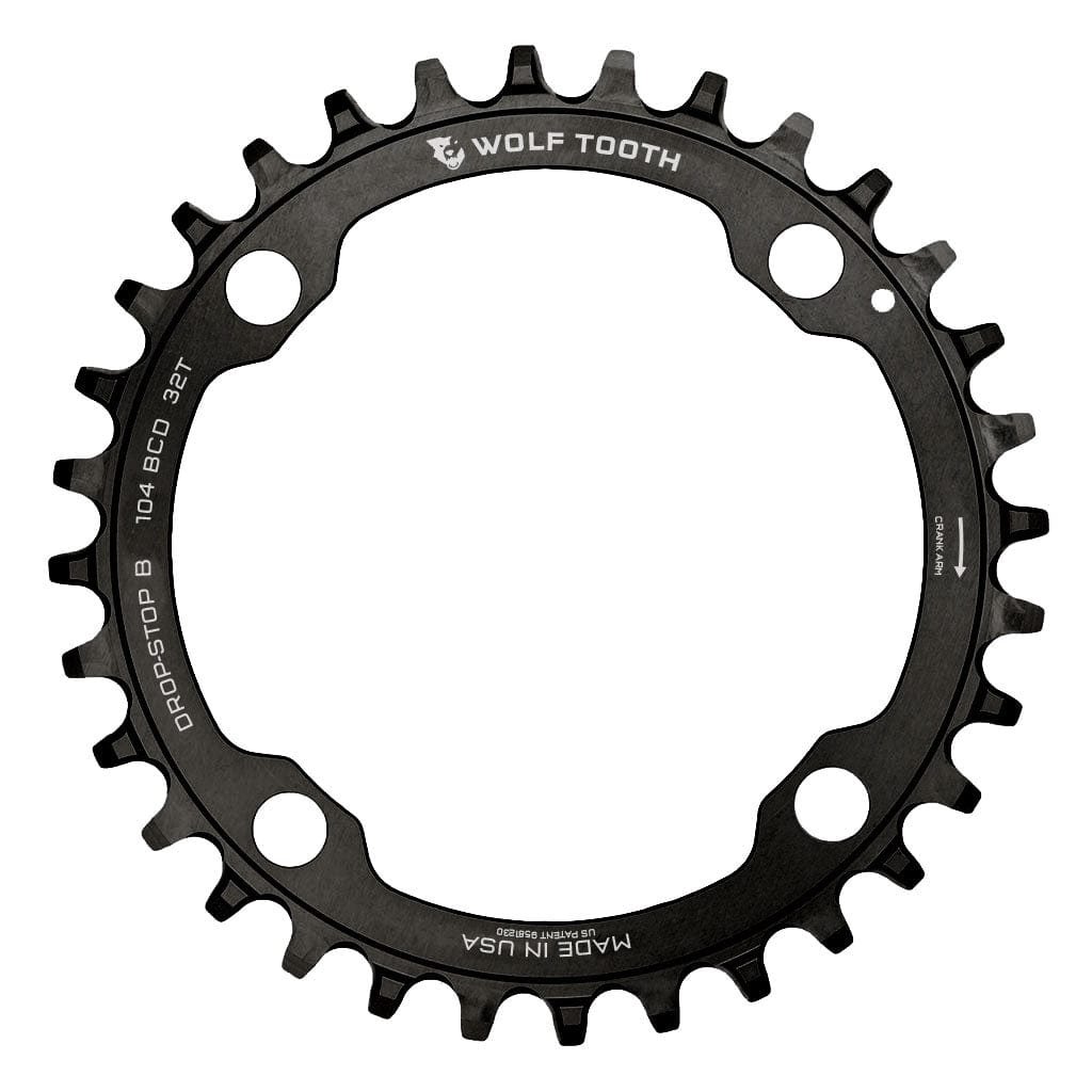 Wolf Tooth 104 BCD Chainrings Black