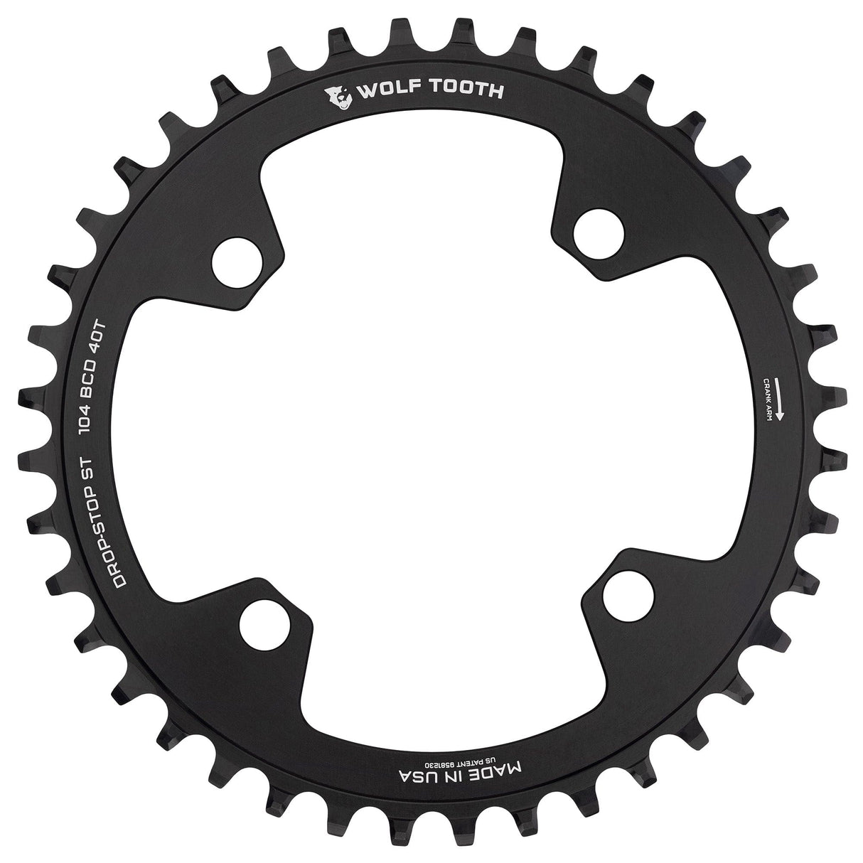 Wolf Tooth 104 BCD Chainrings Black