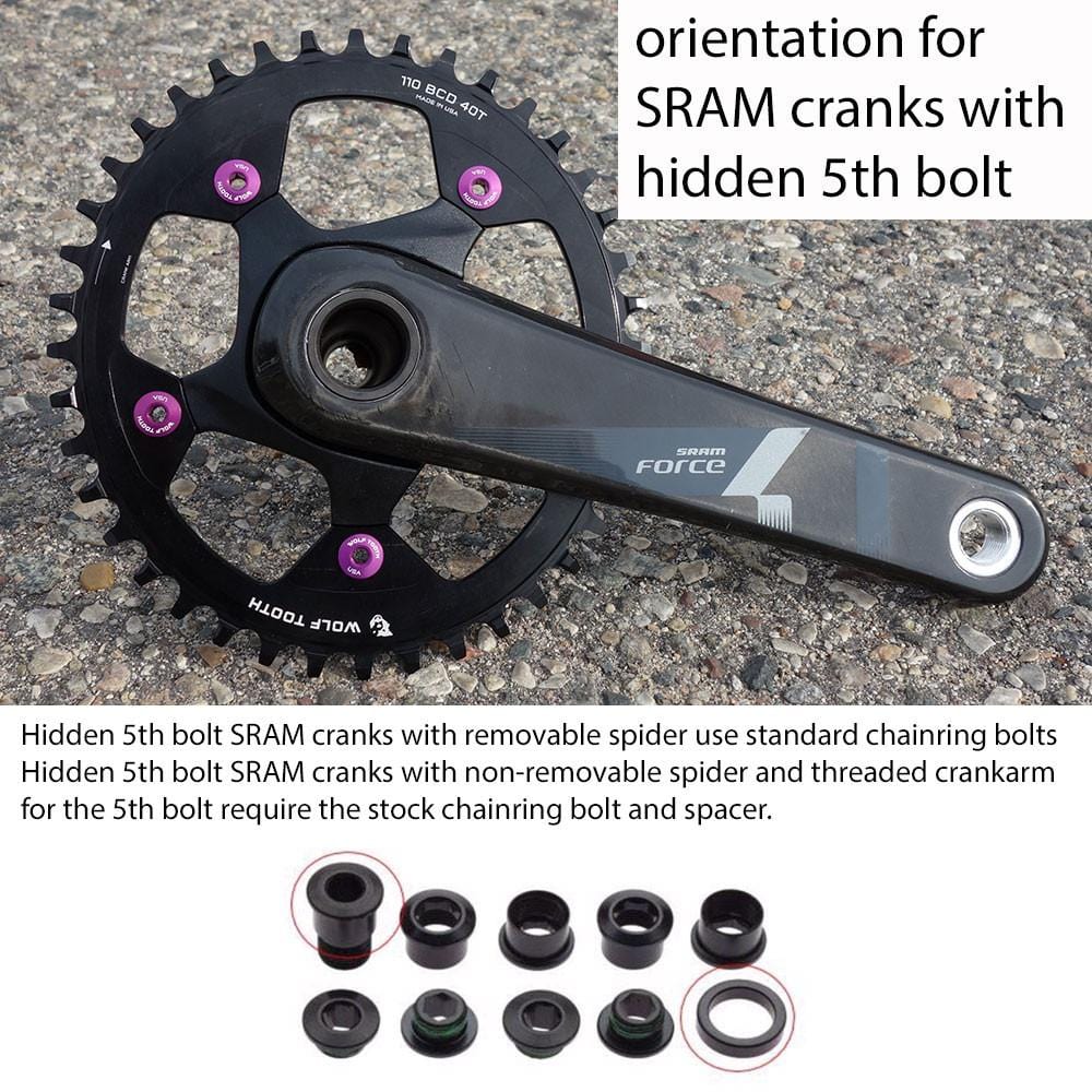 Wolf Tooth 110 BCD Gravel / CX / Road Chainrings Drop - Stop B
