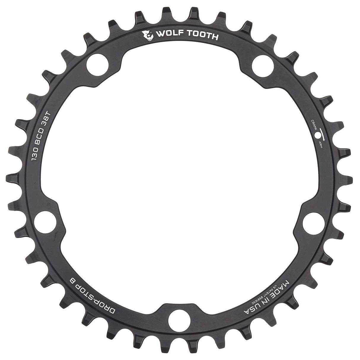 Wolf Tooth 130 BCD Gravel / CX / Road Chainrings 38T