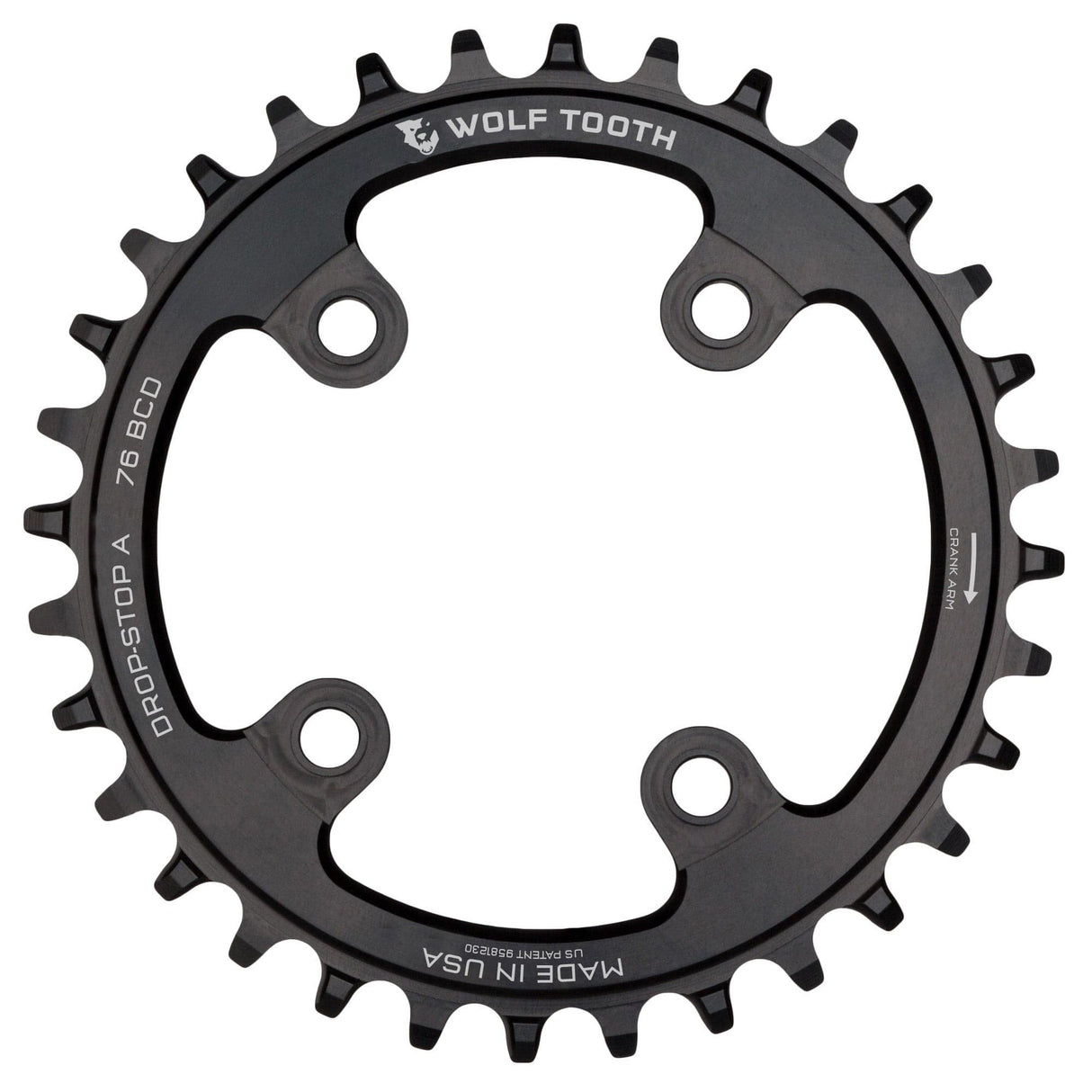 Wolf Tooth 76 BCD Chainrings for SRAM XX1 and Specialized Stout Drop - Stop A