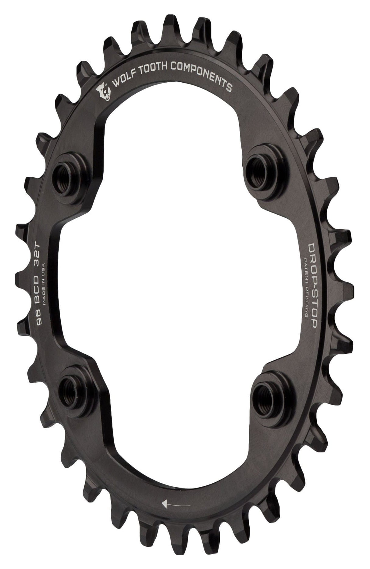 Wolf Tooth 96 mm BCD Chainrings for Shimano XTR M9000 and M9020 Drop - Stop A