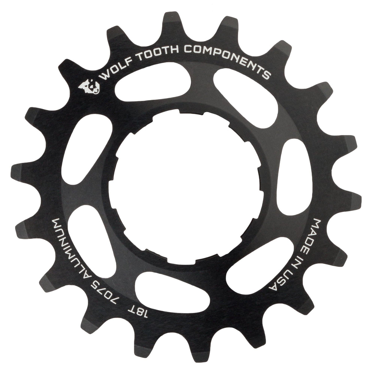 Wolf Tooth Aluminum Single Speed Cog Black