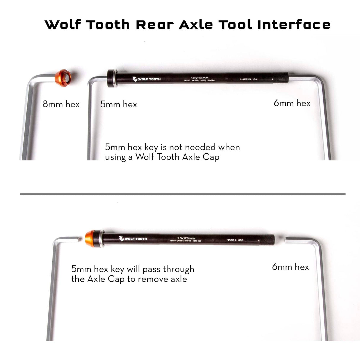 Wolf Tooth Axle Cap Aluminum