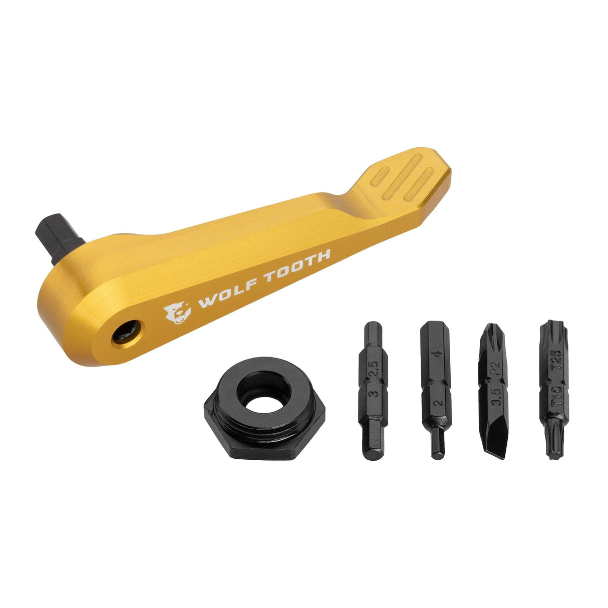 Wolf Tooth Axle Handle Multi - Tool Gold
