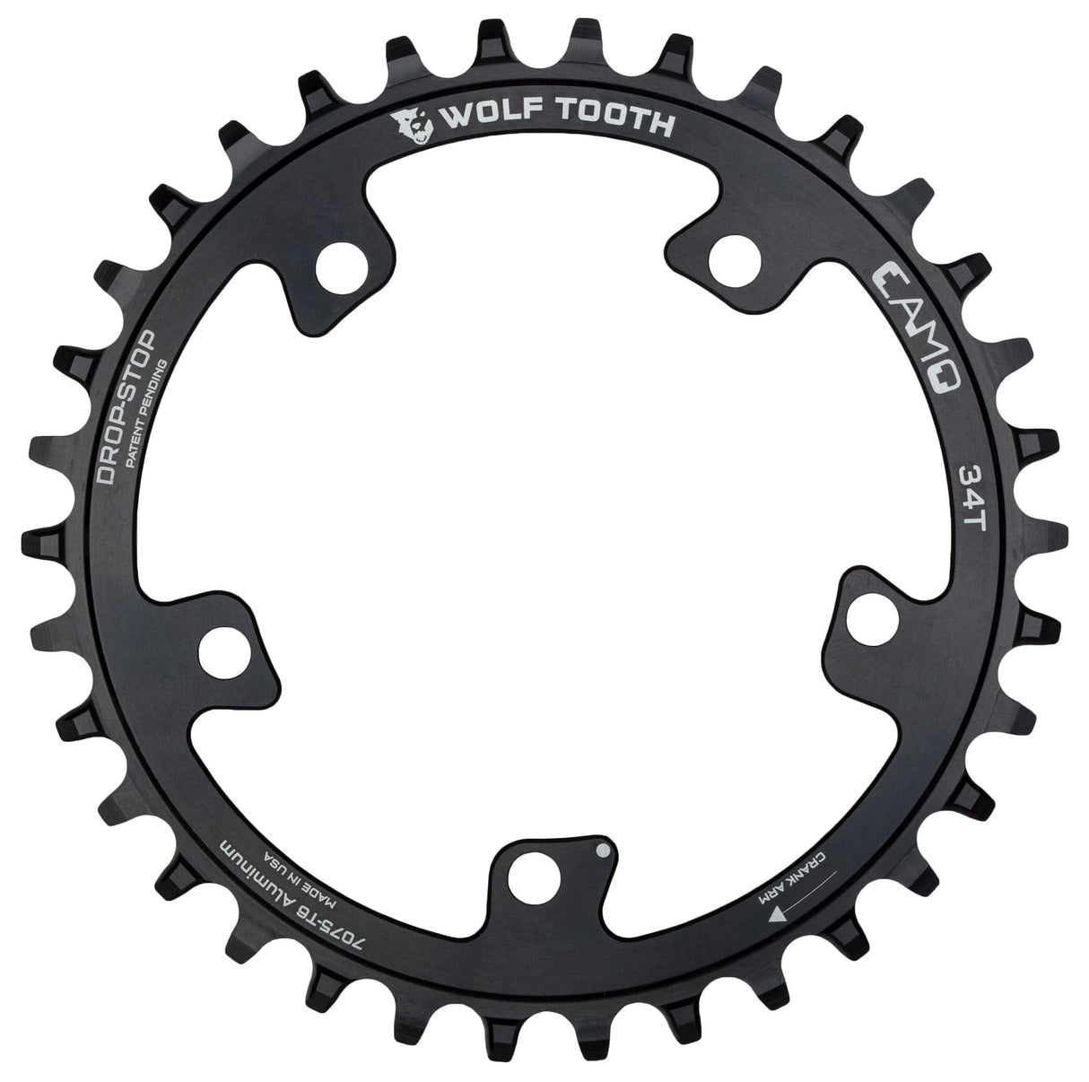 Wolf Tooth CAMO Aluminum Round Chainring Drop - Stop B