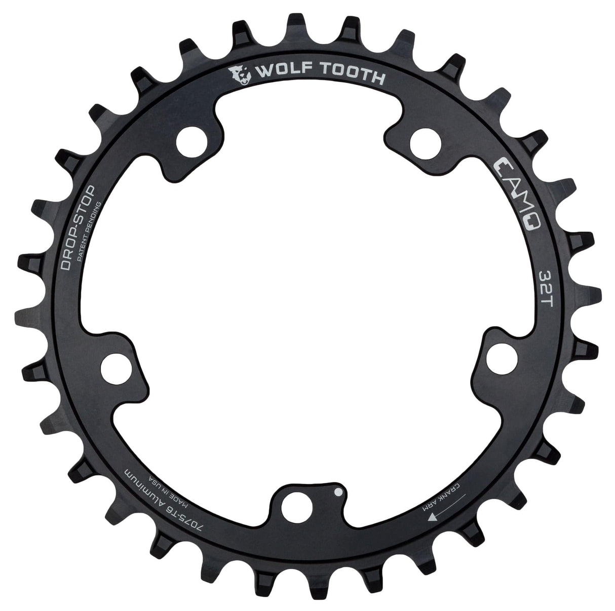 Wolf Tooth CAMO Aluminum Round Chainring Drop - Stop B