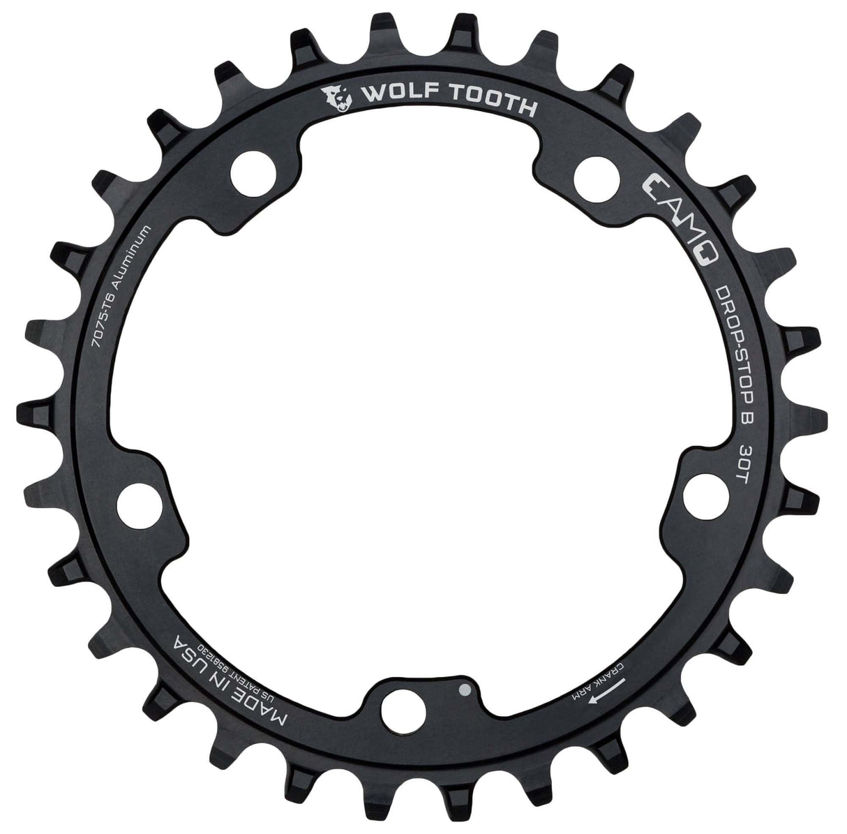 Wolf Tooth CAMO Aluminum Round Chainring Drop - Stop B