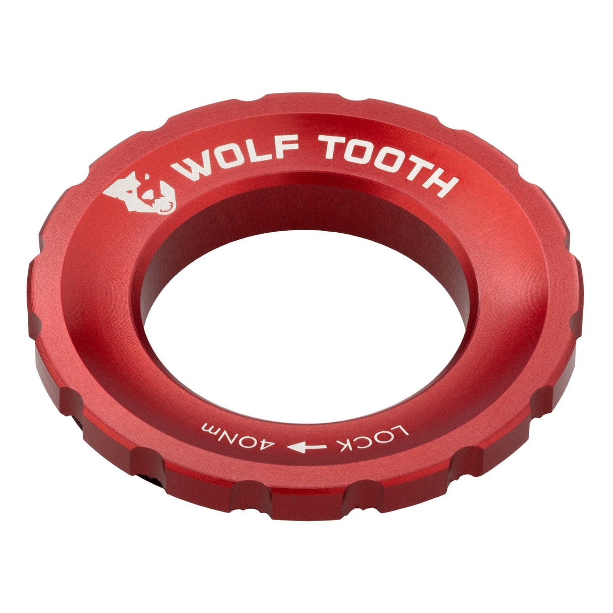 Wolf Tooth Centerlock Rotor Lockring – External Spline Red