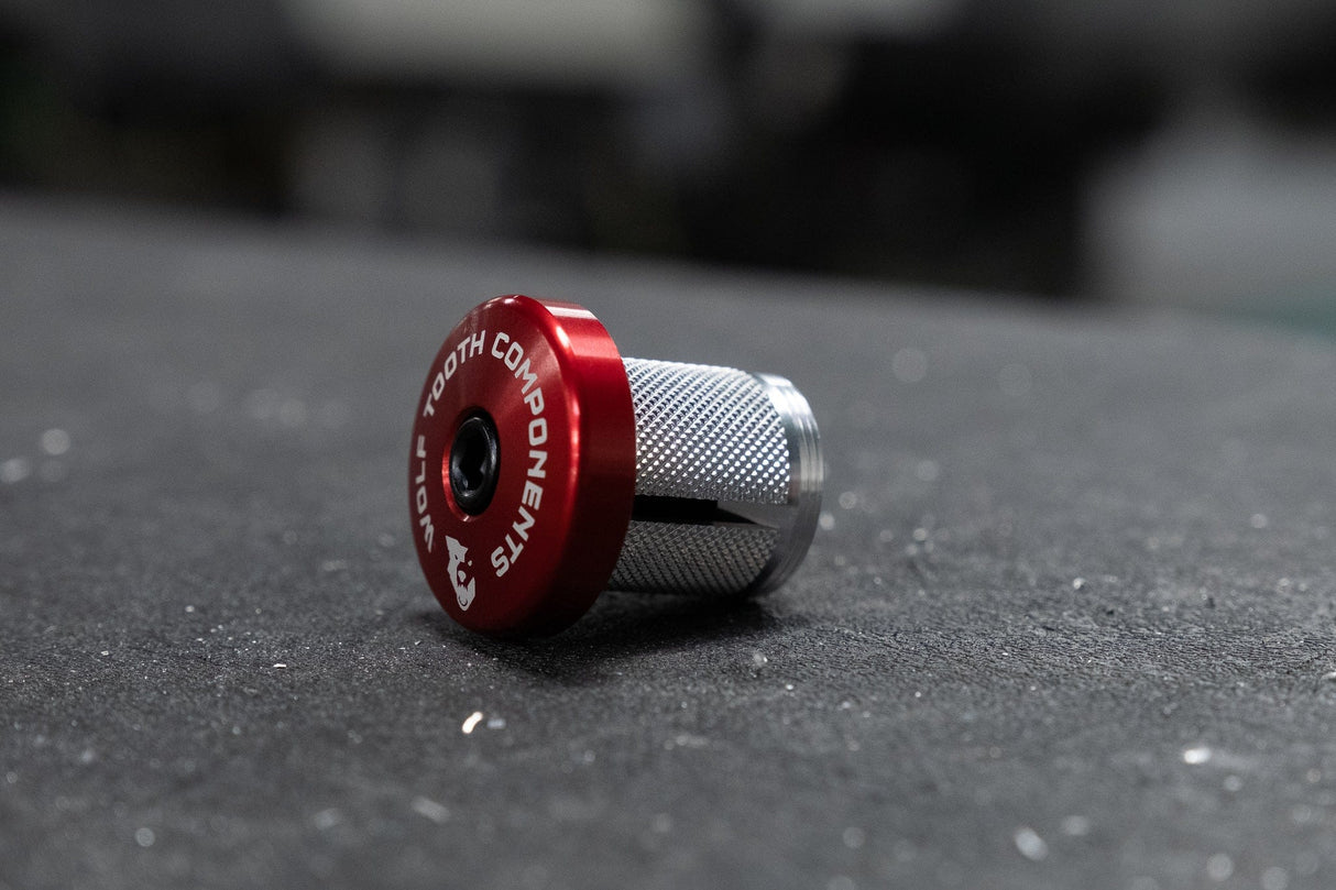 Wolf Tooth Compression Plug with Integrated Spacer Stem Cap Gold