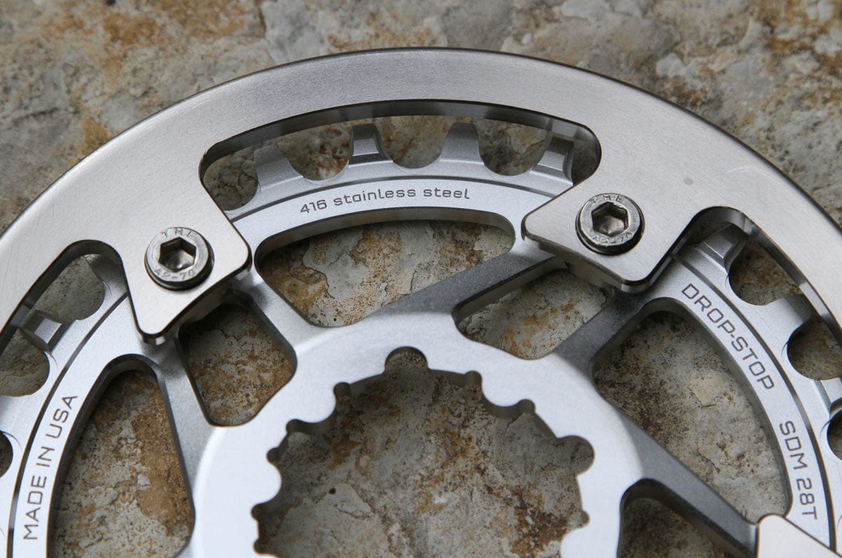 Wolf Tooth Direct Mount Bashring for Stainless Steel Chainrings Silver