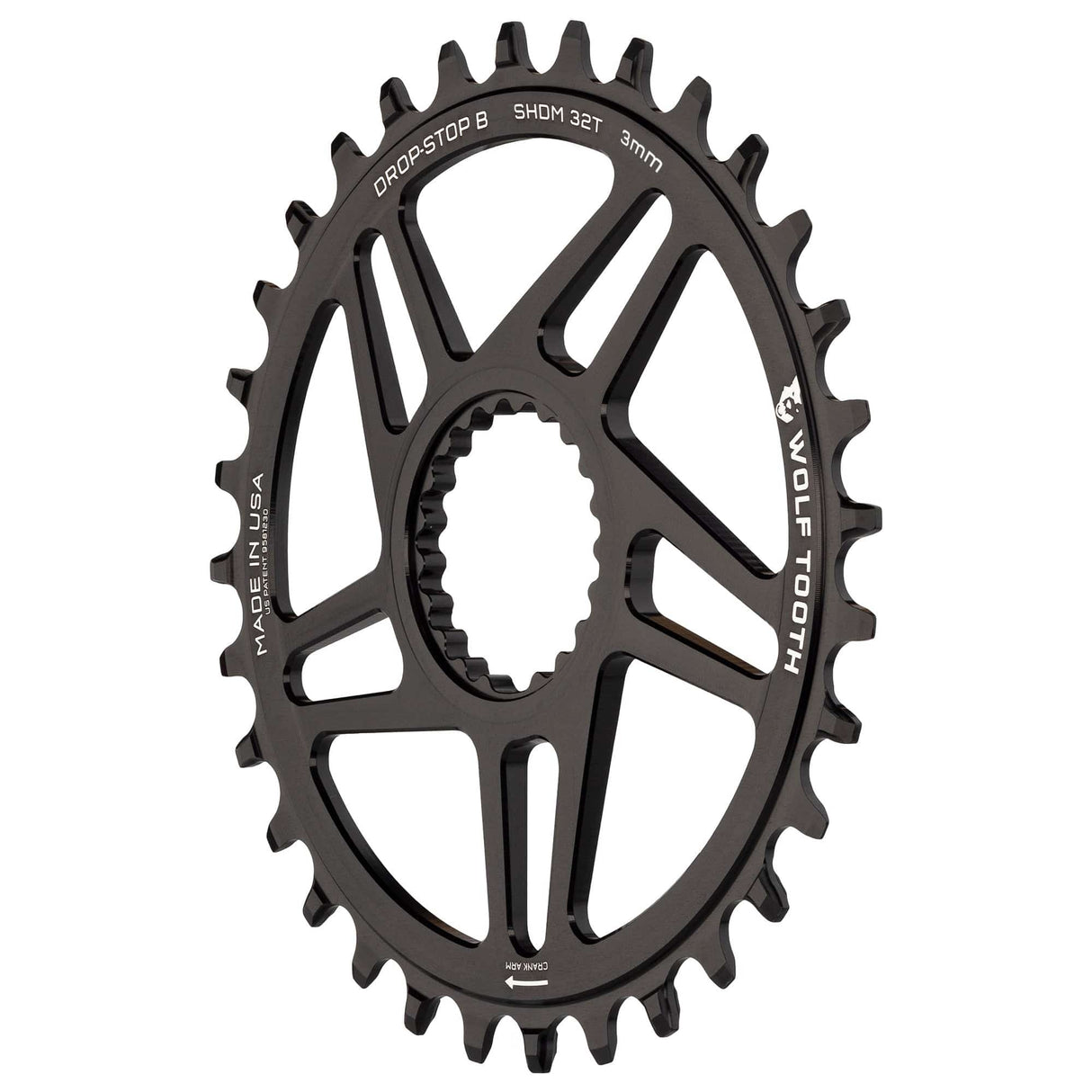 Wolf Tooth Direct Mount Chainrings for Shimano Cranks Drop - Stop ST