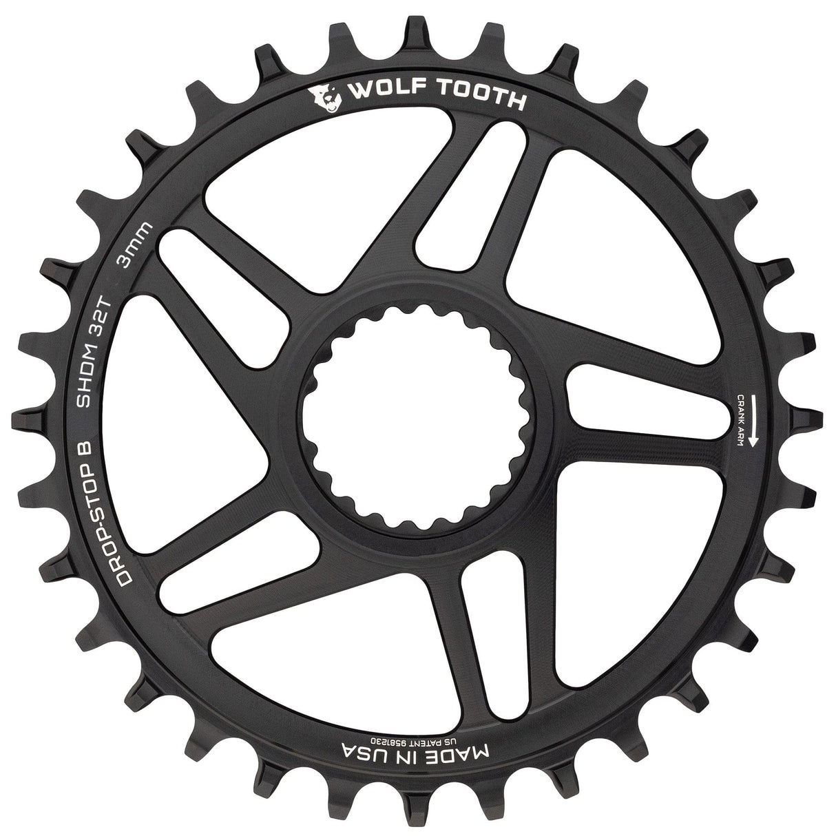Wolf Tooth Direct Mount Chainrings for Shimano Cranks Drop - Stop ST