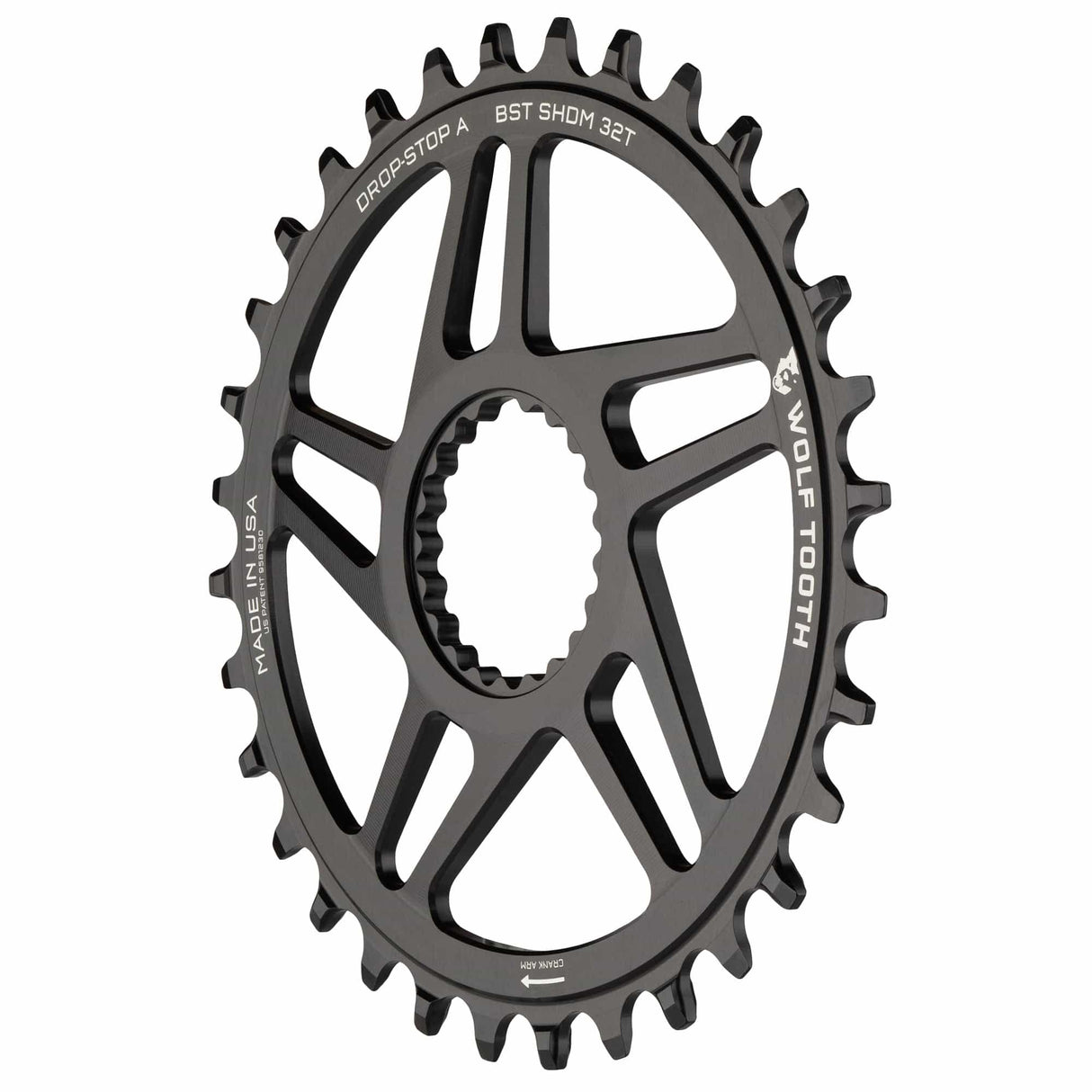Wolf Tooth Direct Mount Chainrings for Shimano Cranks Drop - Stop ST