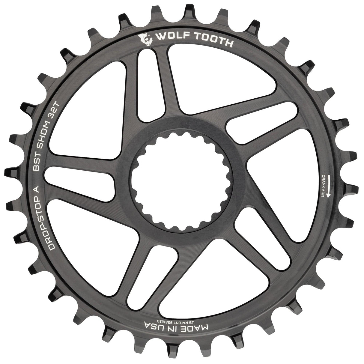 Wolf Tooth Direct Mount Chainrings for Shimano Cranks Drop - Stop ST