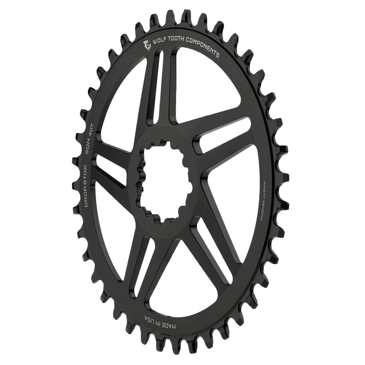 Wolf Tooth Direct Mount Chainrings for SRAM 3 - Bolt Gravel/Road Cranks Drop - Stop B
