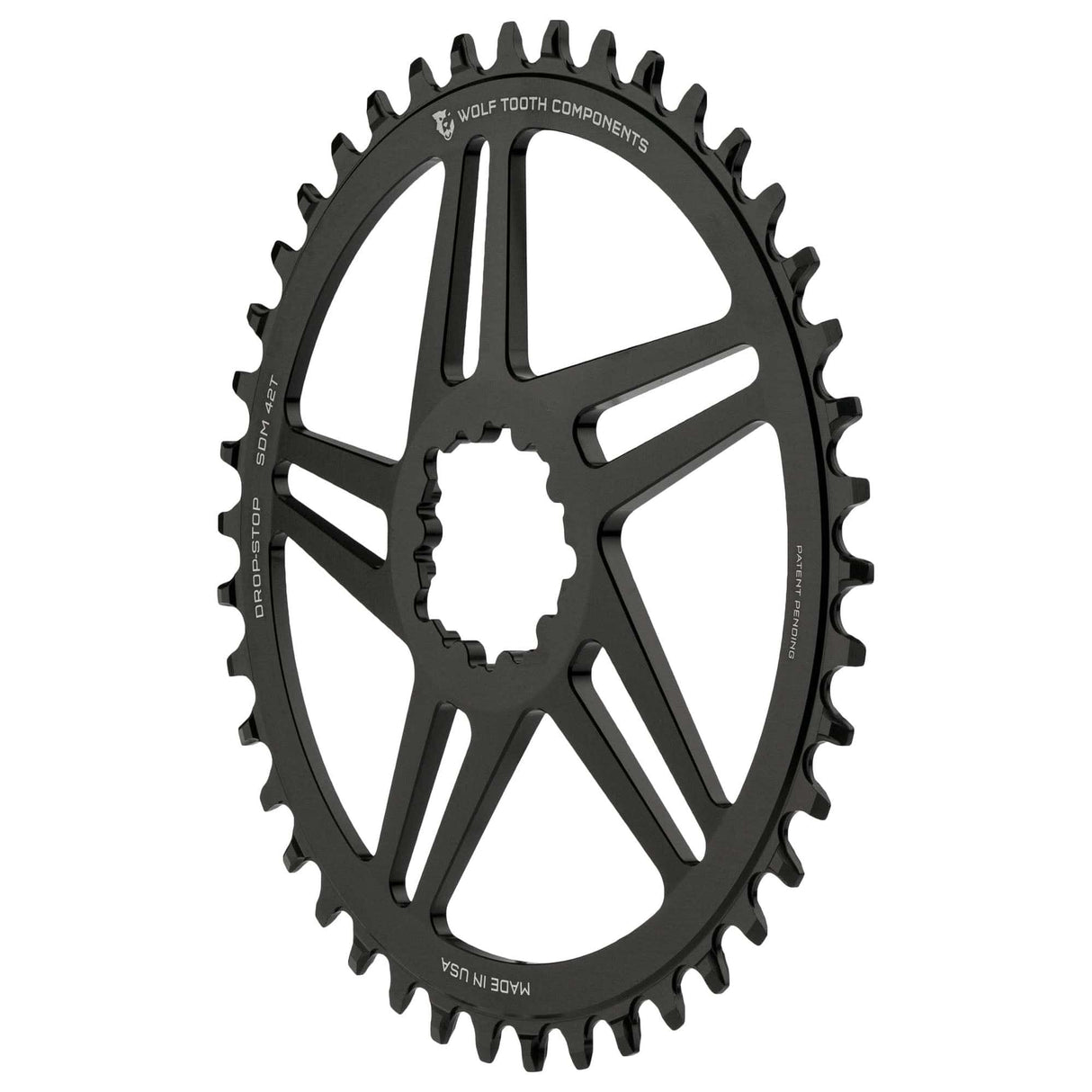 Wolf Tooth Direct Mount Chainrings for SRAM 3 - Bolt Gravel/Road Cranks Drop - Stop B