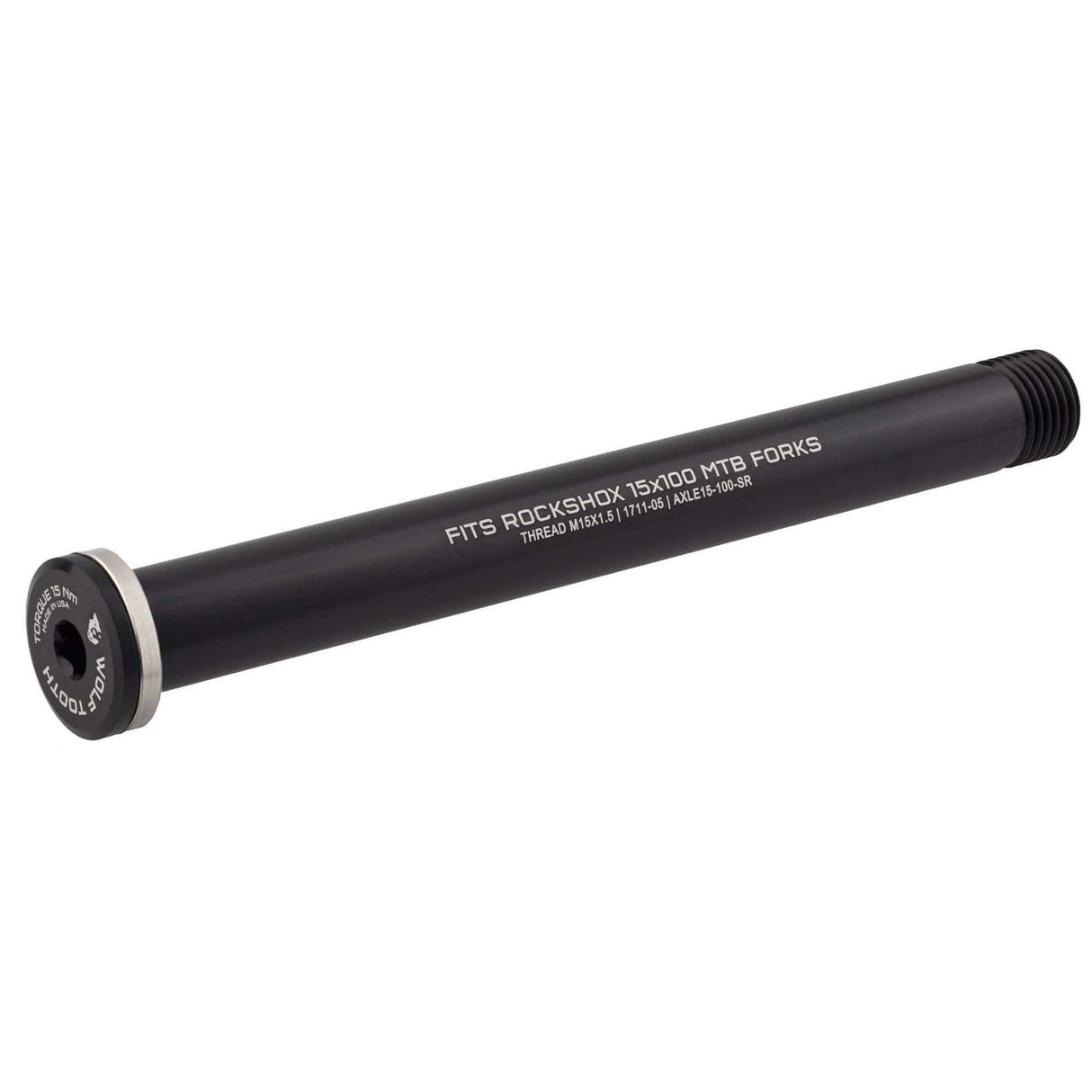 Wolf Tooth Front Axle for RockShox Suspension Forks and Fat Forks 100mm Standard