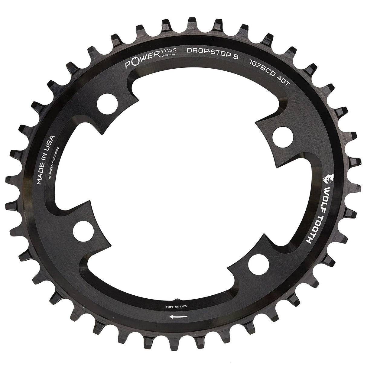 Wolf Tooth Oval 107 BCD Chainrings for SRAM 40T