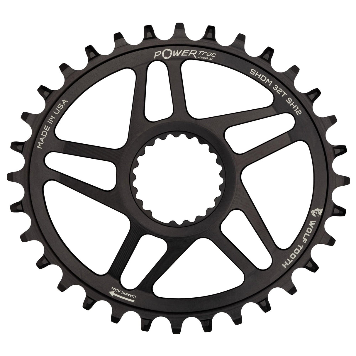 Wolf Tooth Oval Direct Mount Chainrings for Shimano Cranks Drop - Stop ST