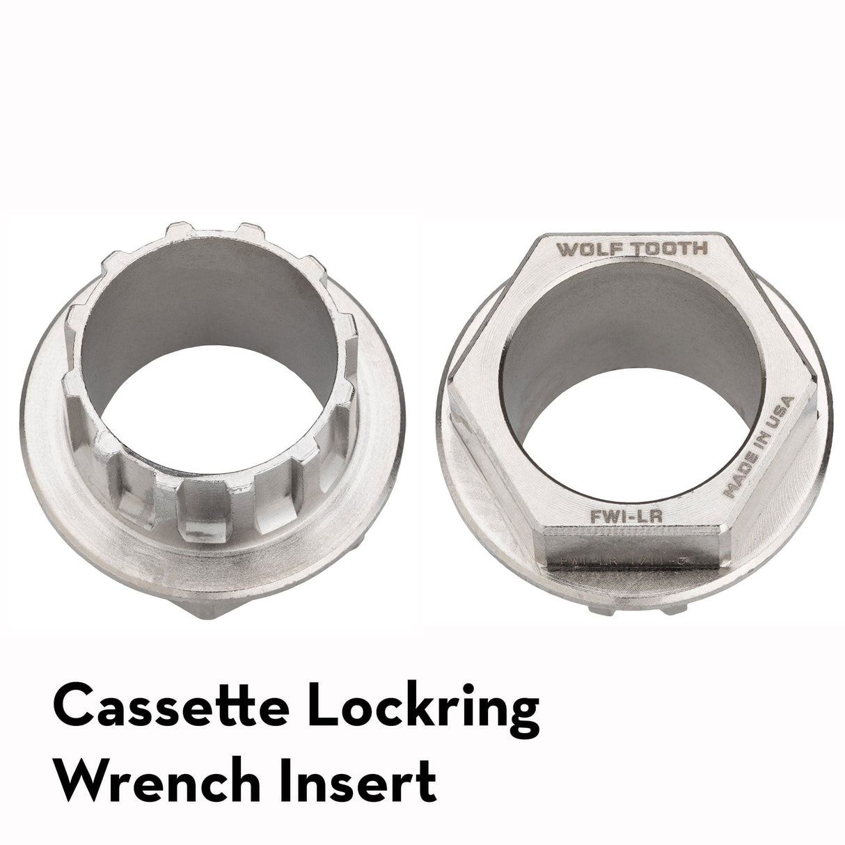 Wolf Tooth Pack Wrench Steel Hex Inserts Silver