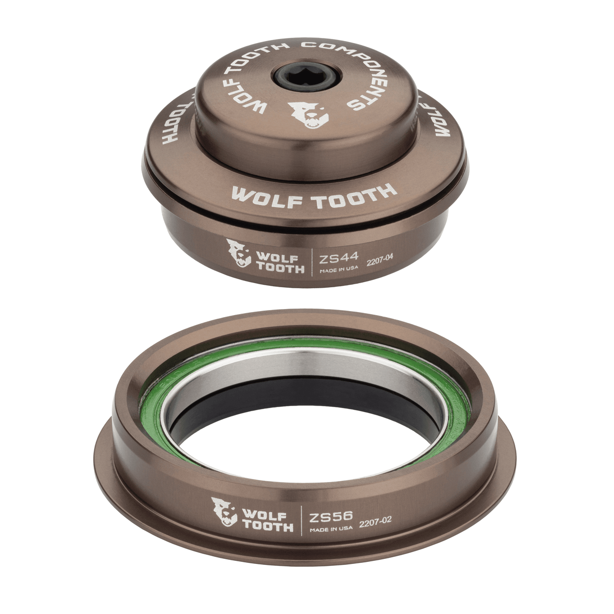 Wolf Tooth Premium Headsets – Espresso Upper and Lower