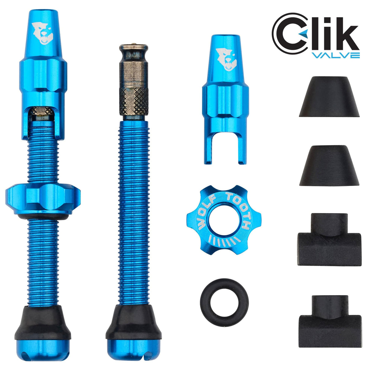 Wolf Tooth Tubeless Valve Stem Kit for Clik Valve 44mm