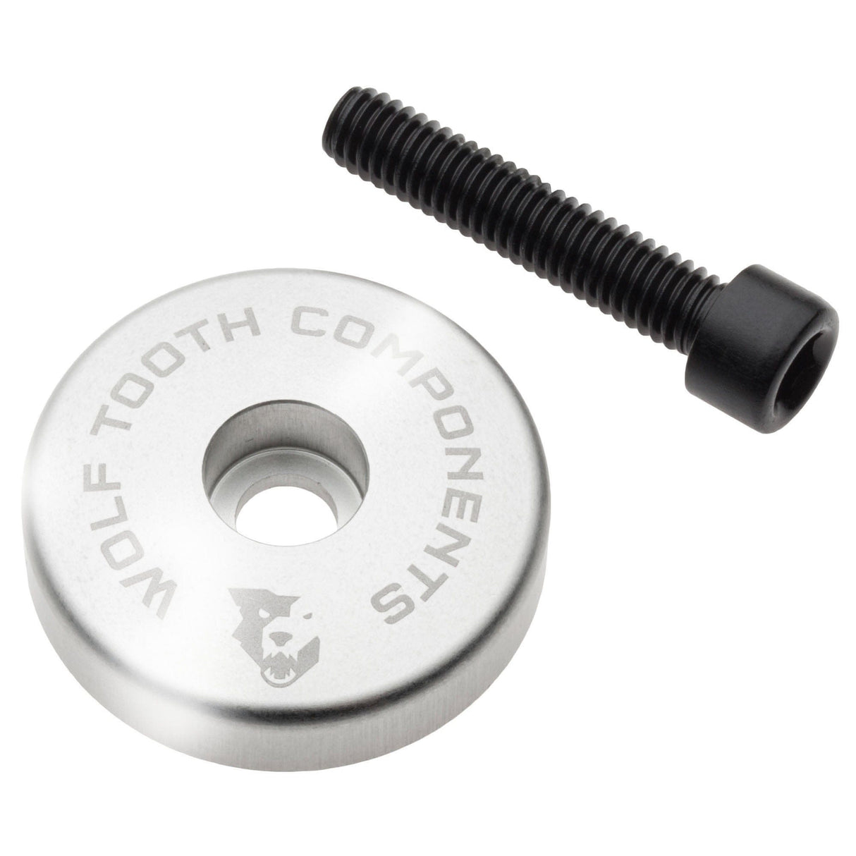 Wolf Tooth Ultralight Stem Cap with Integrated Spacer Aluminum