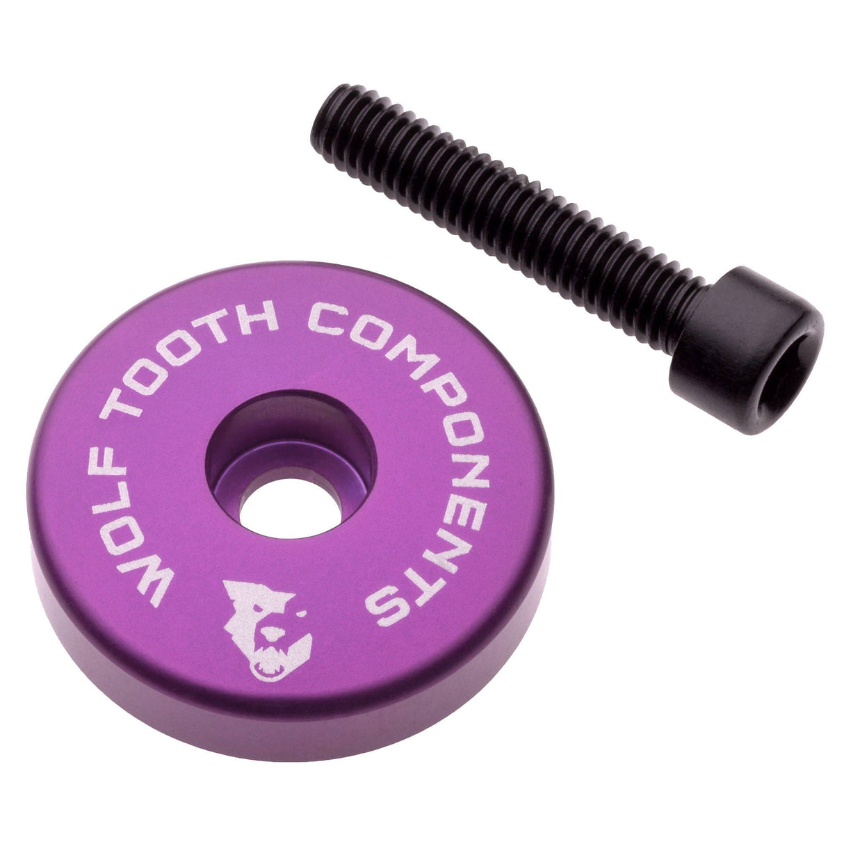 Wolf Tooth Ultralight Stem Cap with Integrated Spacer Aluminum