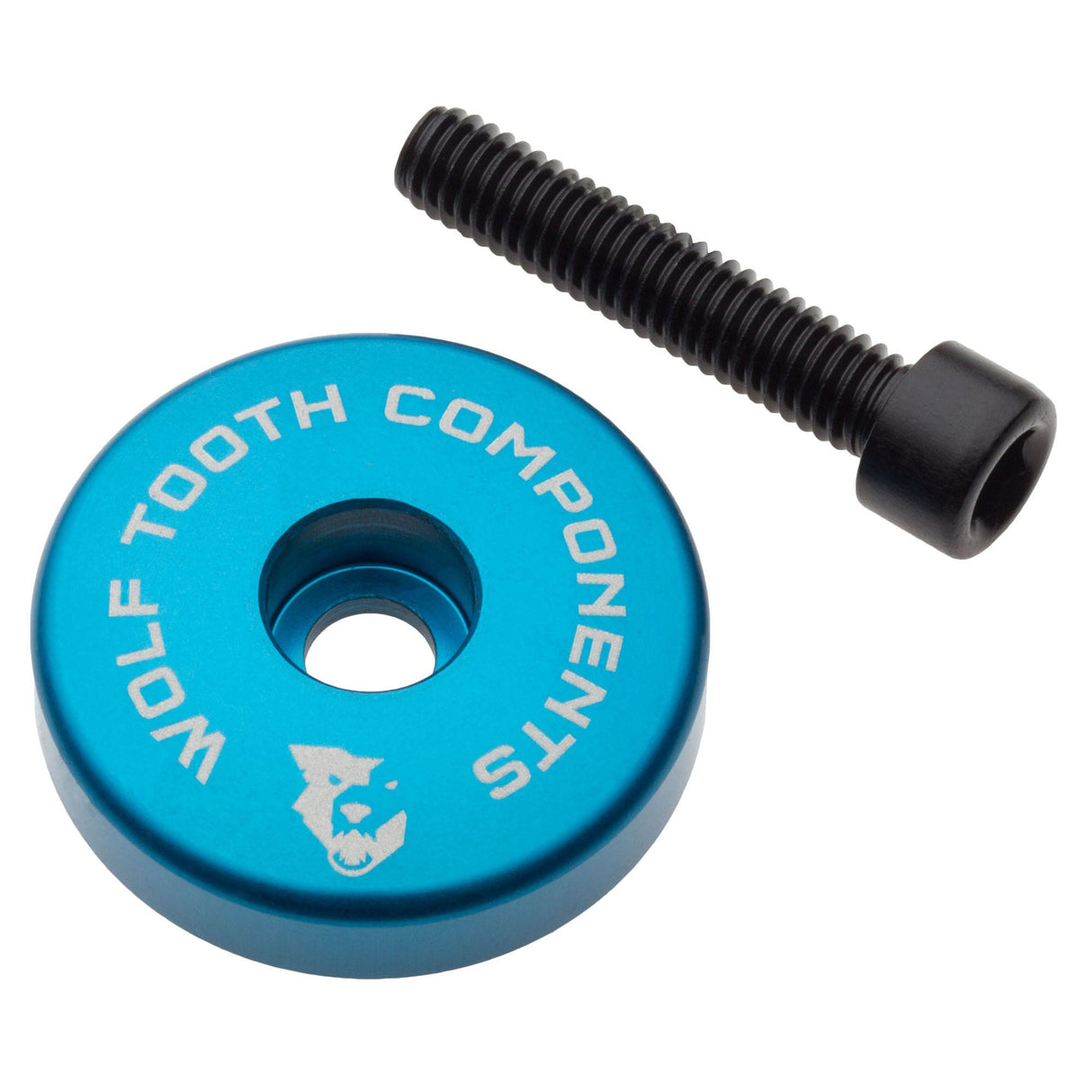 Wolf Tooth Ultralight Stem Cap with Integrated Spacer Aluminum