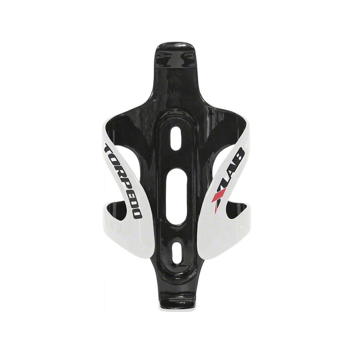 XLAB Torpedo Bottle Cage White / Black
