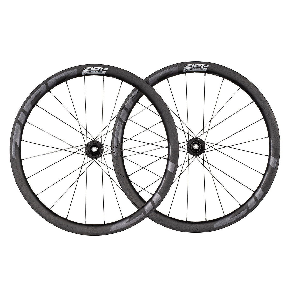 Zipp 303 Firecrest Disc Tubeless Wheelset w/Chris King R45D Stainless Bearing Hubs Black
