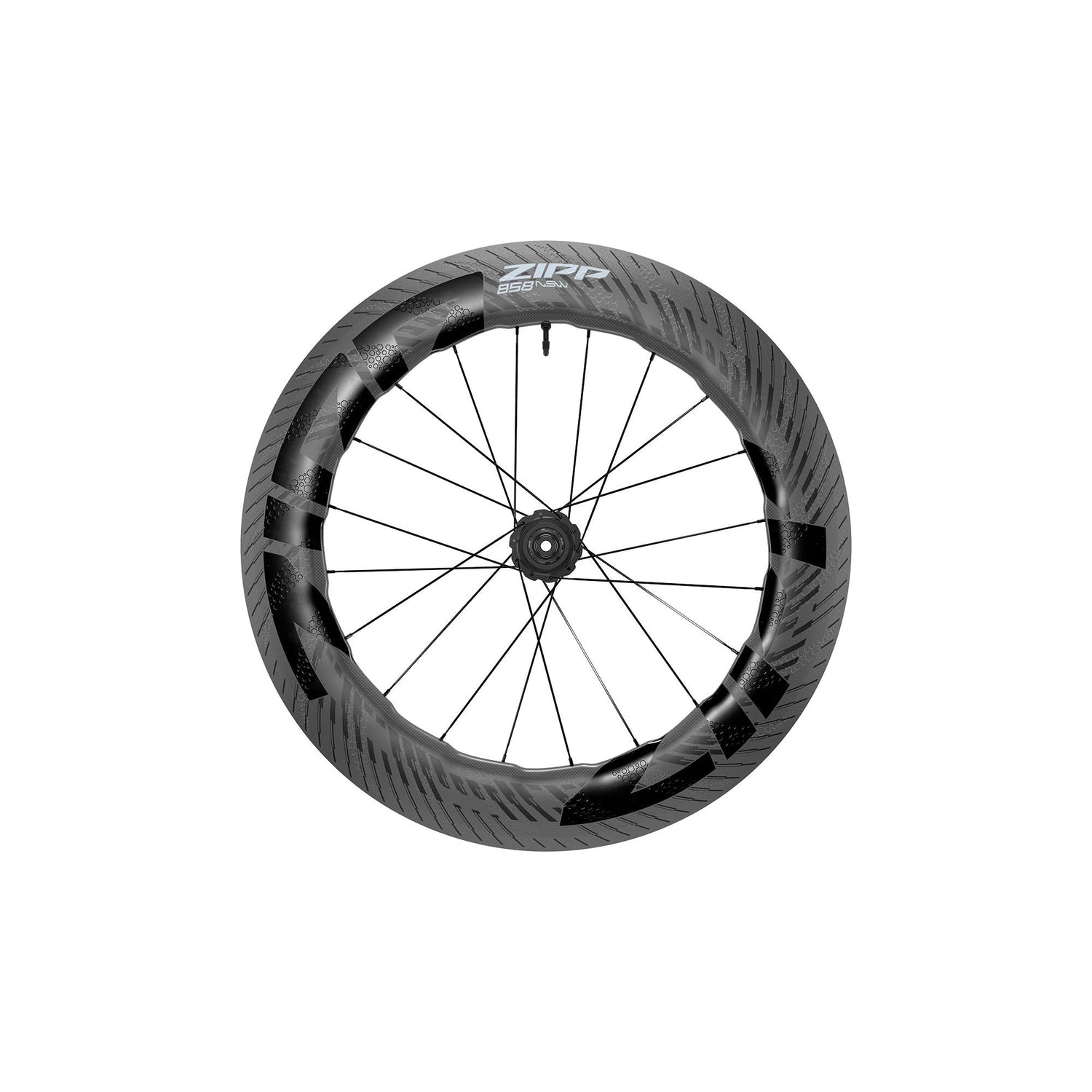 Zipp 858 NSW Carbon Disc Brake Tubeless Rear Wheel Black